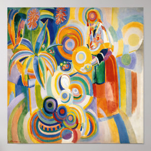 Robert Delaunay - Portugese vrouw Poster