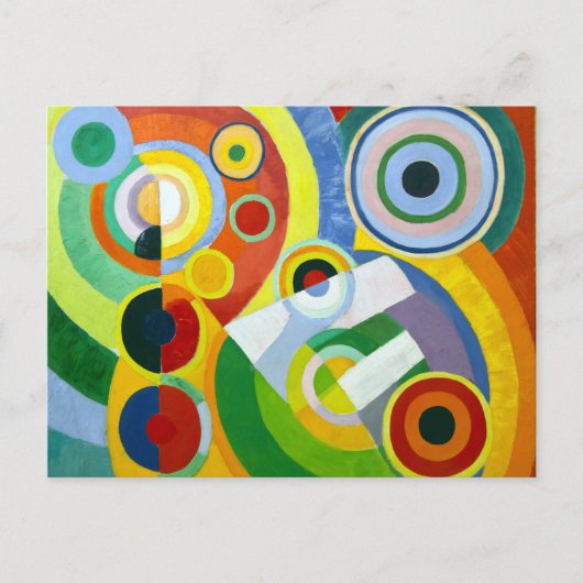 Robert Delaunay Rhythm, vreugde Briefkaart (Voorkant)