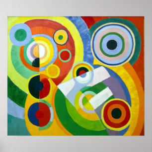 Robert Delaunay Rhythm, vreugde Poster