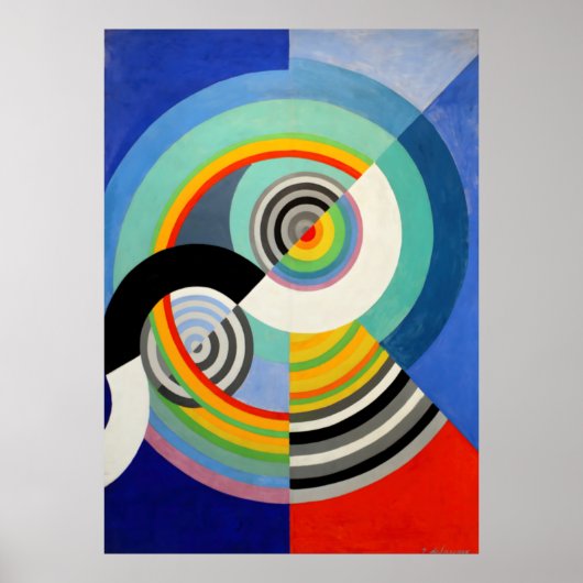 Robert Delaunay - Rythme n° 3 Poster (Voorkant)