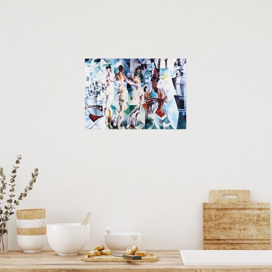 Robert Delaunay The City of Paris Poster (Keuken)