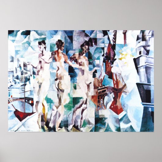 Robert Delaunay The City of Paris Poster (Voorkant)