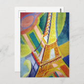 Robert Delaunay Tour Eiffel Briefkaart (Voorkant / Achterkant)