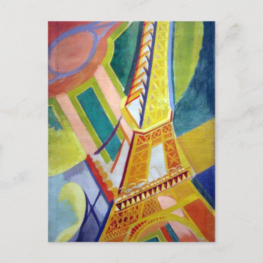 Robert Delaunay Tour Eiffel Briefkaart (Voorkant)