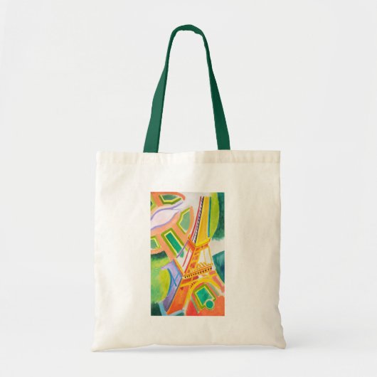 Robert Delaunay's Eiffeltoren Kunst Tote Bag (Voorkant)