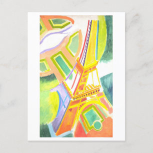 Robert Delauney Eiffeltoren Schilderij Briefkaart