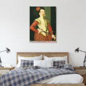 Robert Dudley (1532-88) 1st Earl of Leicester, c.1 Canvas Afdruk (Insitu (Slaapkamer))