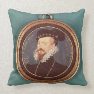 Robert Dudley, Earl of Leicester (c.1532-88) 1576 Kussen