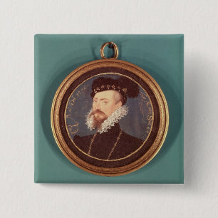 Robert Dudley, Earl of Leicester (c.1532-88) 1576 Vierkante Button 5,1 Cm