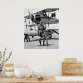 Robert E. Byrd met Hydrovliegtuig, jaren '20 Poster (Keuken)