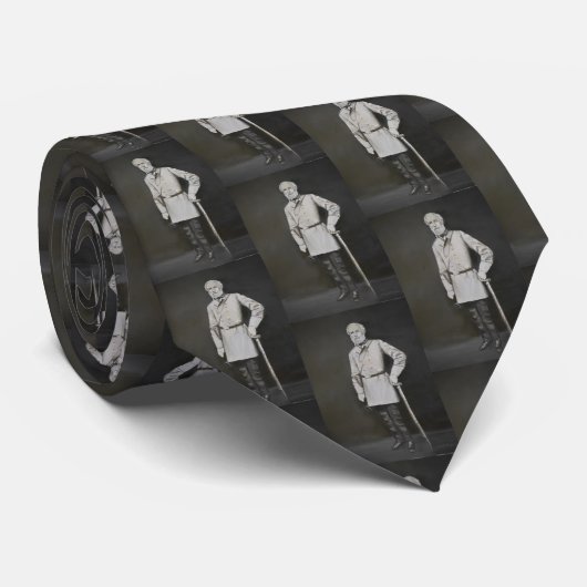 Robert E. Lee Art Portrait Necktie Stropdas (Opgerold)