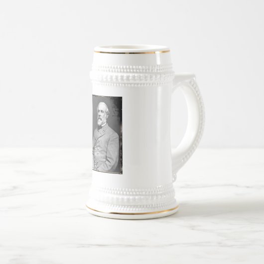 Robert E. Lee Beer Stein Bierpul (Voorkant rechts)