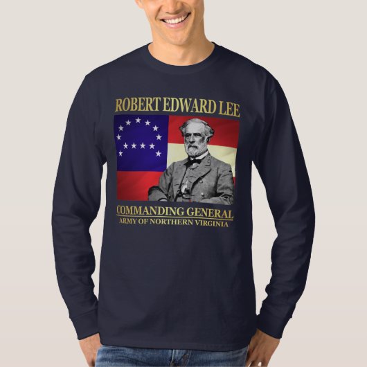 Robert E. Lee (bevelhebber-generaal) T-shirt (Voorkant)