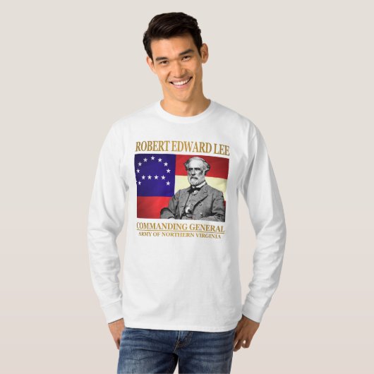 Robert E. Lee (bevelhebber-generaal) T-shirt (Voorkant volledig)