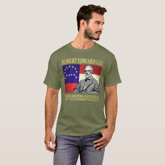 Robert E. Lee (bevelhebber-generaal) T-shirt (Voorkant volledig)