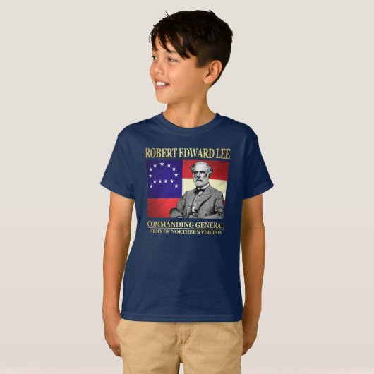 Robert E. Lee (bevelhebber-generaal) T-shirt (Voorkant volledig)