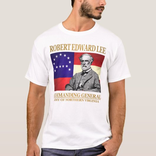 Robert E. Lee (bevelhebber-generaal) T-shirt (Voorkant)