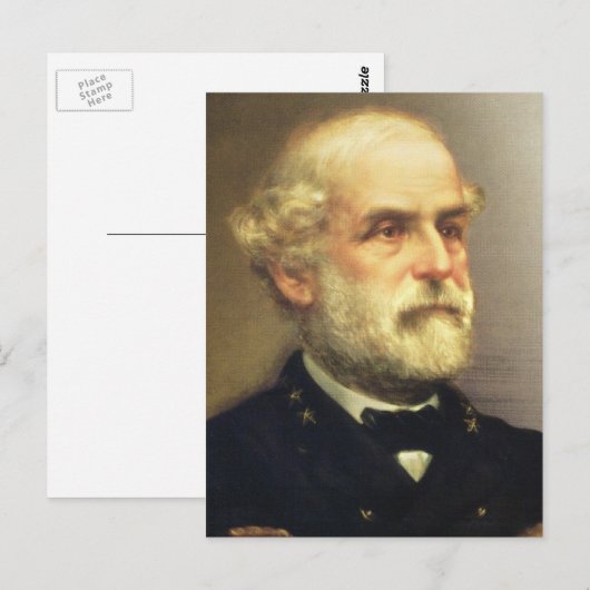 Robert E. Lee Briefkaart (Voorkant / Achterkant)