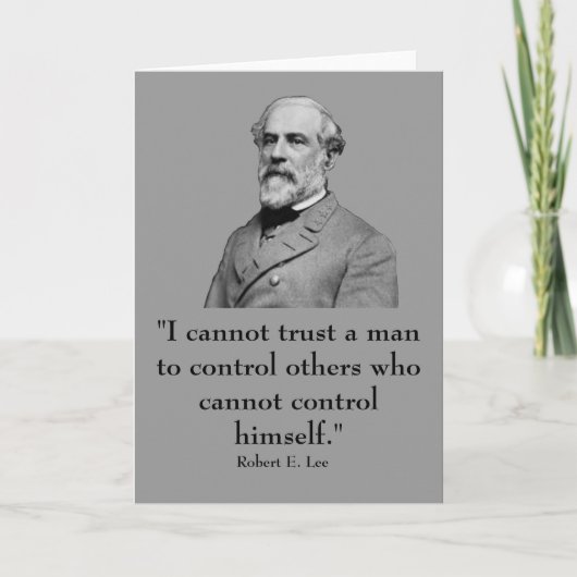 Robert E. Lee en ik citeer Kaart (Voorkant)