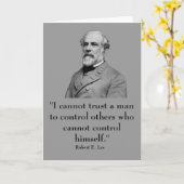 Robert E. Lee en ik citeer Kaart (Gele Bloem)