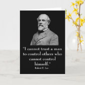 Robert E. Lee en ik citeer Kaart (Gele Bloem)