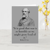 Robert E. Lee en ik citeer Kaart (Gele Bloem)