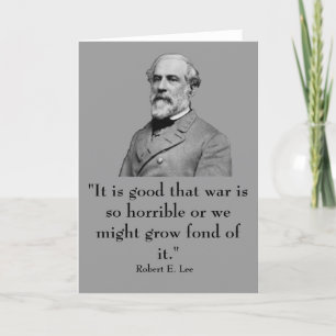 Robert E. Lee en ik citeer Kaart