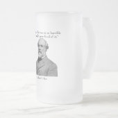 Robert E. Lee en quote Matglas Bierpul (Voorkant rechts)