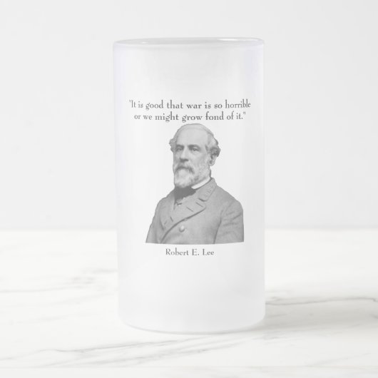 Robert E. Lee en quote Matglas Bierpul (Center)