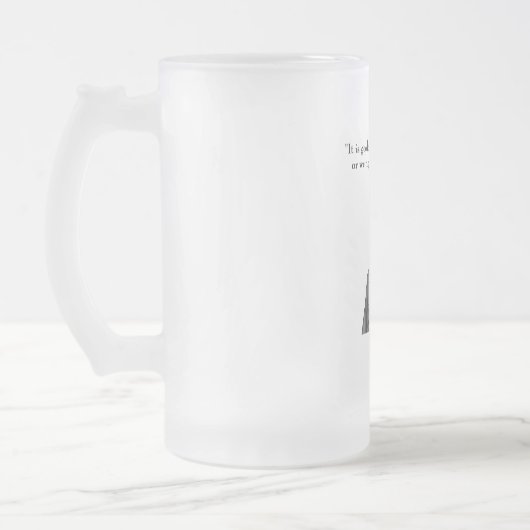 Robert E. Lee en quote Matglas Bierpul (Links)