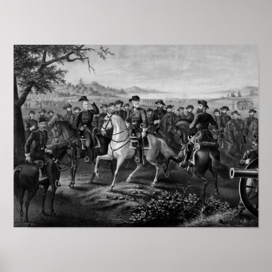Robert E. Lee en Zijn Generals Poster (Voorkant)