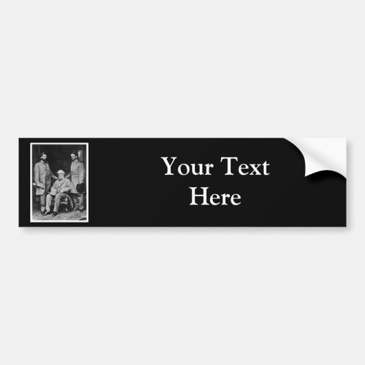 Robert E. Lee General Custis Lee Col. Taylor 1865 Bumpersticker (Voorkant)