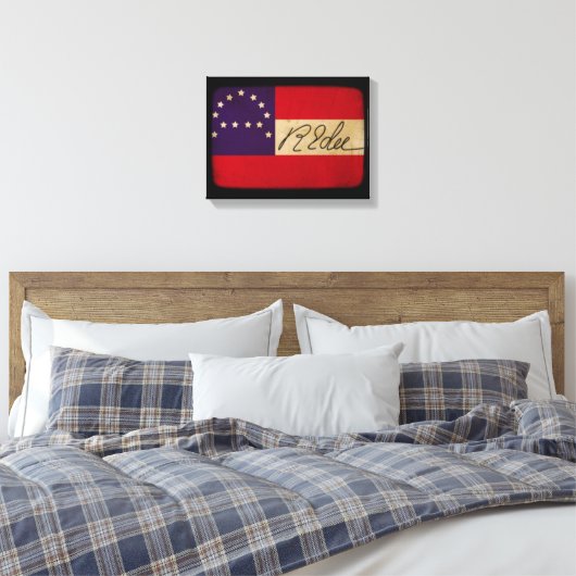 Robert E Lee Headquarters Flag Print (Insitu (Slaapkamer))