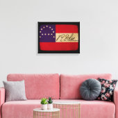 Robert E Lee Headquarters Flag Print (Insitu (Woonkamer))
