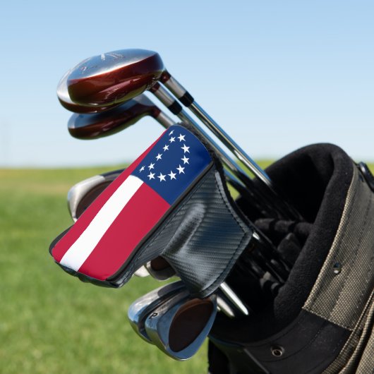 Robert E. Lee HQ Flag Putter Golfheadcover (Insitu)