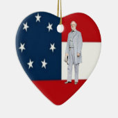 ROBERT E. LEE KERAMISCH ORNAMENT (Rechts)