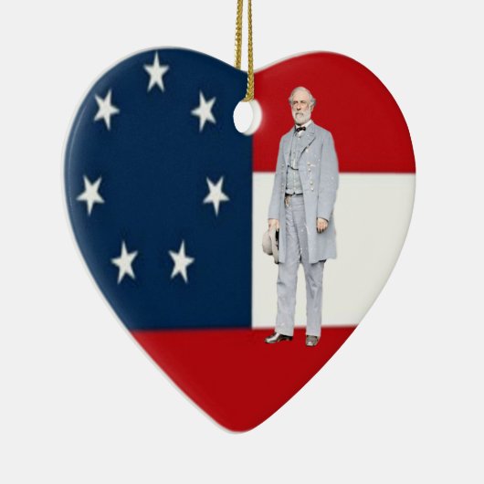 ROBERT E. LEE KERAMISCH ORNAMENT (Rechts)