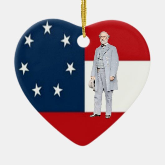 ROBERT E. LEE KERAMISCH ORNAMENT (Voorkant)