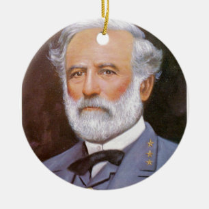 robert e lee keramisch ornament