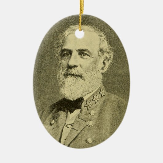 Robert E. Lee Keramisch Ornament (Voorkant)