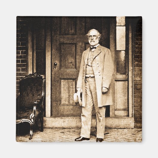 Robert E. Lee - Mathew Brady Magneet (Voorkant)