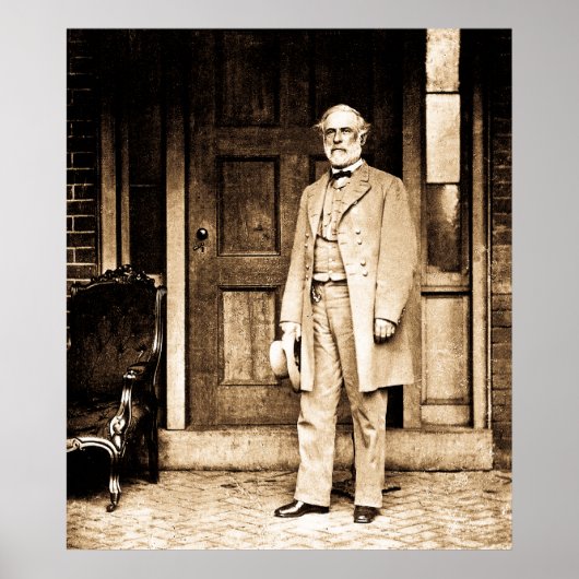 Robert E. Lee  Mathew Brady Poster (Voorkant)