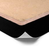 Robert E. Lee Ondertekende Kaart 1860 Poster (Hoek)