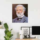 Robert E. Lee Painting Poster (Thuiskantoor)