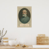 Robert E Lee Portrait Poster (Keuken)