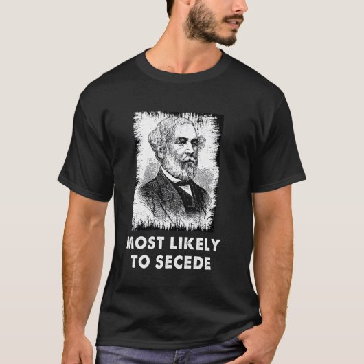 Robert E. Lee scheidde grappige burgeroorlog af T-shirt (Voorkant)