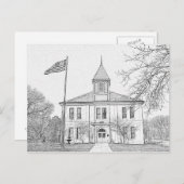 "Robert E Lee School" Parijs TN Briefkaart (Voorkant / Achterkant)