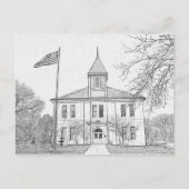 "Robert E Lee School" Parijs TN Briefkaart (Voorkant)