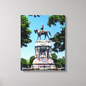 Robert E. Lee Statue Canvas Afdruk (Voorkant)