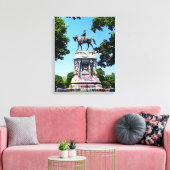 Robert E. Lee Statue Canvas Afdruk (Insitu (Woonkamer))